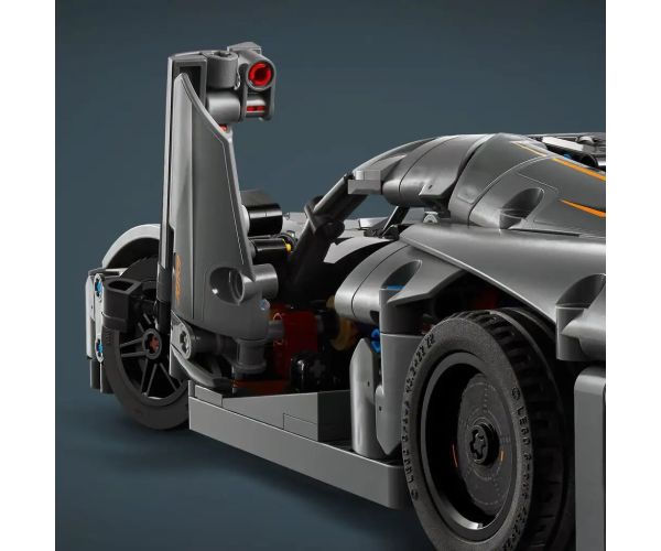 LEGO® Technic: Koenigsegg Jesko Absolut sivi hiperautomobil (42173)