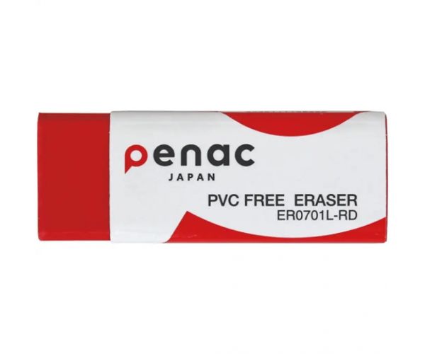ICO: Penac i gumica bez PVC-a u crvenoj boji 5,9x2,1x1cm
