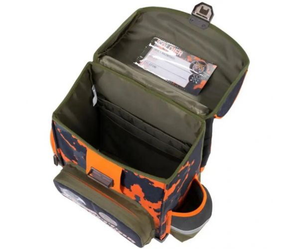 Bambino: Vojnička ergonomska školska torba, ruksak 36x27x14cm