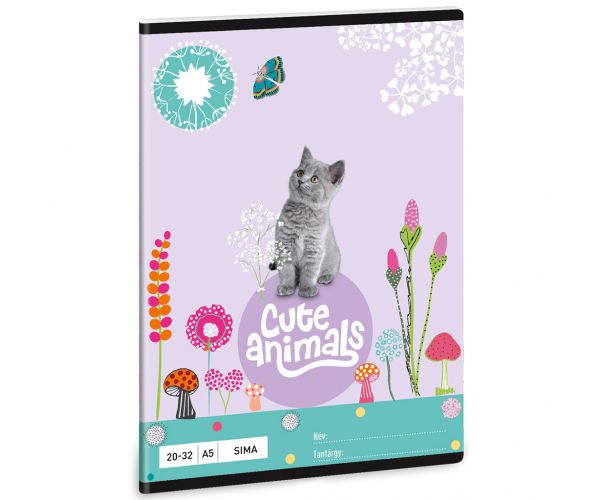 Ars Una: Cute Animals - Kitten bilježnica s mačkama A/5