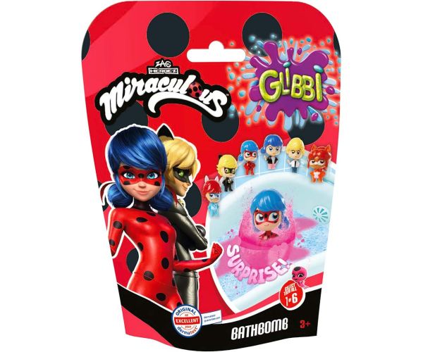 Glibbi Miraculous iznenađujuća bombica za kupanje - Simba Toys