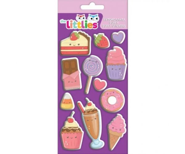 The Littlies: Sweets 3D naljepnica na listu 10x22 cm