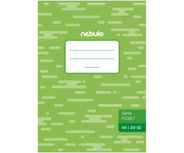 Nebulo: Uvećani glatki bilježnica 20-32 A/5