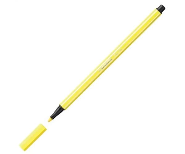 Stabilo: Pen 68 fluo žuti flomaster 1mm