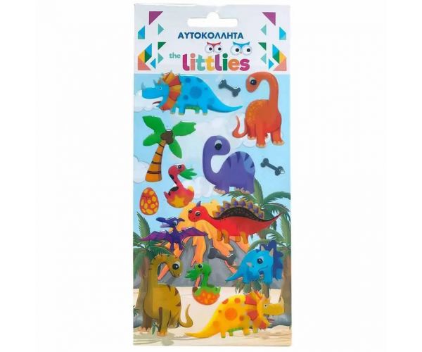 Luna: The Littlies set naljepnica s dinosaurima 10x22cm