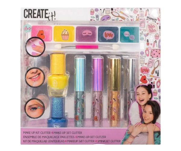 Create It!: 7-dijelni set šminke sa metalik bojama - Canenco