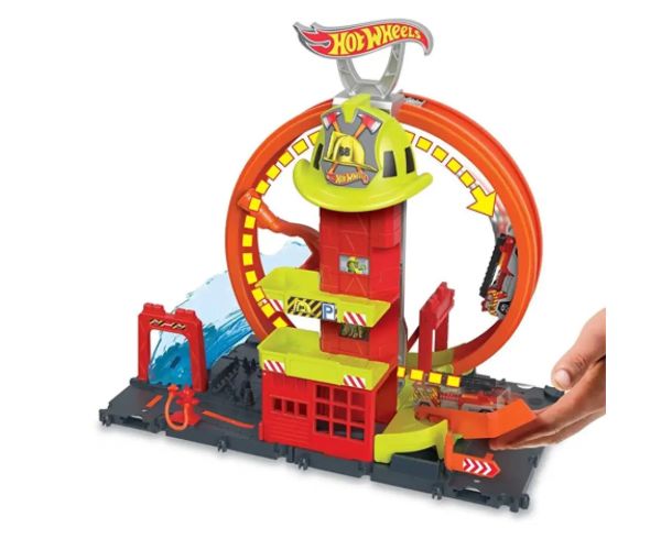 Hot Wheels City: Komplet za igru Vatrogasna postaja - Mattel