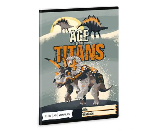 Ars Una: Age of the Titans bilježnica sa linijama A/5 21-32