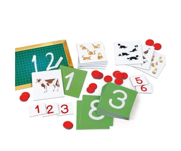 Montessori - Razvoj taktilnih brojeva i edukativna igra - Clementoni