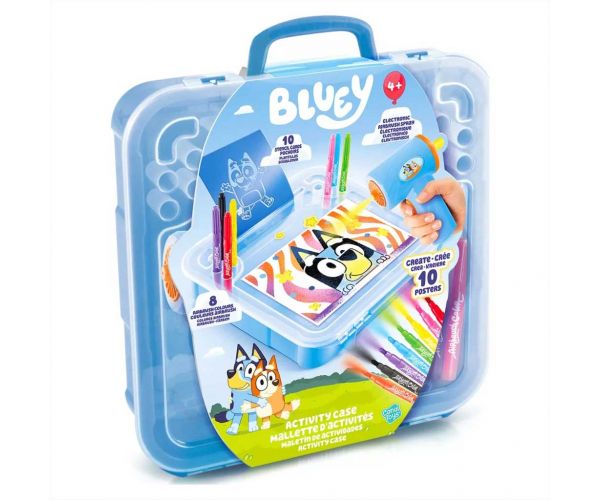 Bluey Airbrush Art poster set za izradu u kovčegu