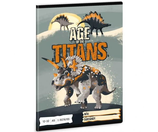 Ars Una: Age of Titans sveska s dinosaurima za 3. razred 32 lista A/5