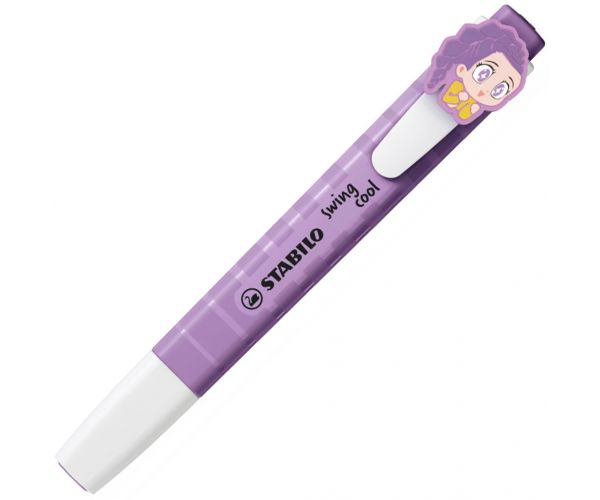 Stabilo: K-Pop Lovci demona Swing Cool ljubičasti marker s figuricom i kopčom
