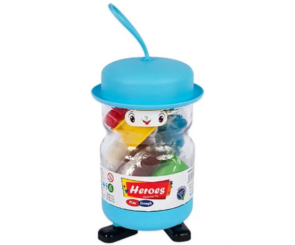Play-Dough: Heroes plastelin set - razne vrste