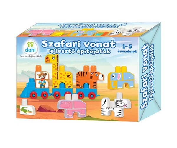 Safari vlak građevinska igračka