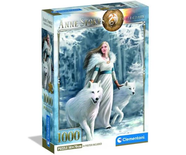 Anne Stokes – Čuvari zime 1000 dijelova puzzle - Clementoni