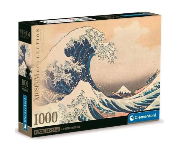 Hokusai - Veliki val kod Kanagawe puzzle od 1000 komada - Clementoni