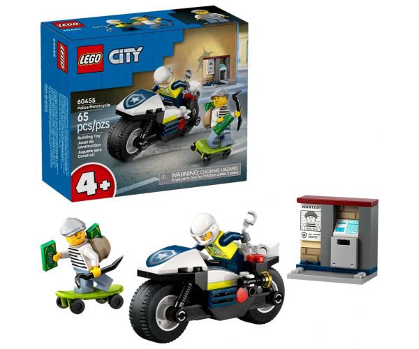 LEGO® City: Potjera policijskim motociklom (60455)