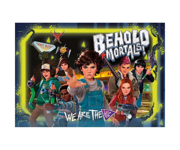 Stranger Things Borba protiv čudovišta 180 komada puzzle s naljepnicom – Clementoni