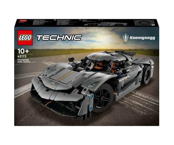LEGO® Technic: Koenigsegg Jesko Absolut sivi hiperautomobil (42173)