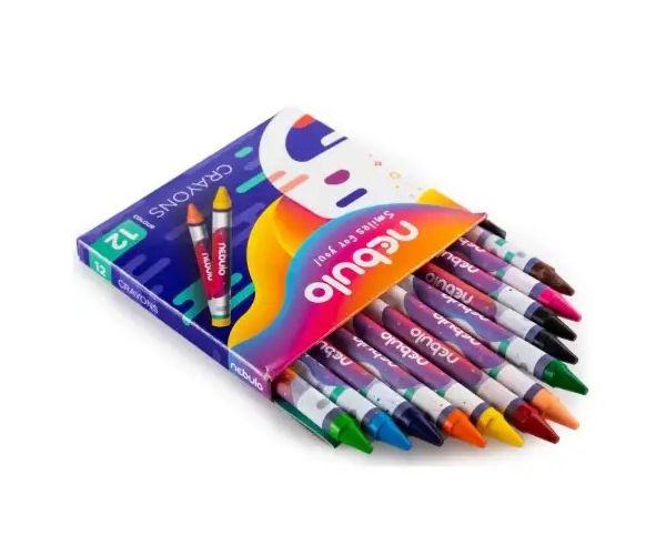 Nebulo: Set šarenih voštanica 12 kom.