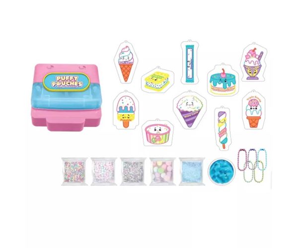 Puffy Pouches: Pufi charm dizajn set - slastičarna