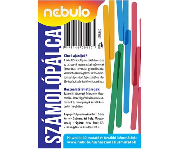 Nebulo: Šarene brojalice, set od 40 komada