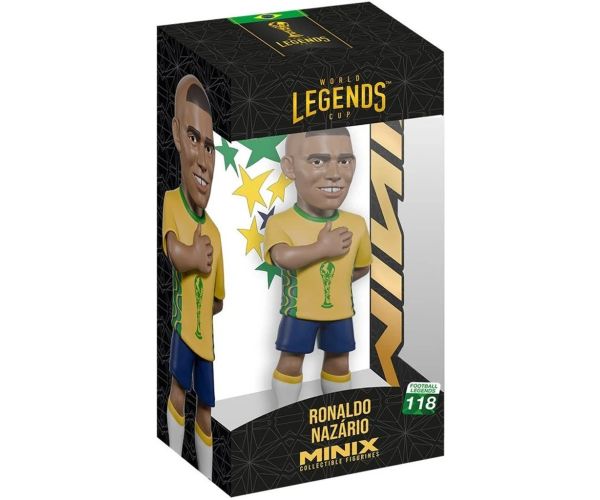 Nogometaš akcijska figura, 12 cm - Svjetsko prvenstvo Legende Brazil Ronaldo u dresu 9