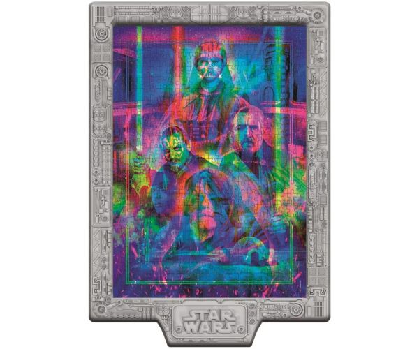 Ratovi zvijezda Metamorfozni puzzle s okvirom i RGB LED osvjetljenjem - Clementoni
