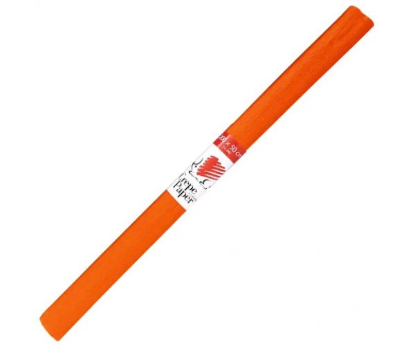 ICO: Süni krep papir u narančastoj boji 200x50cm