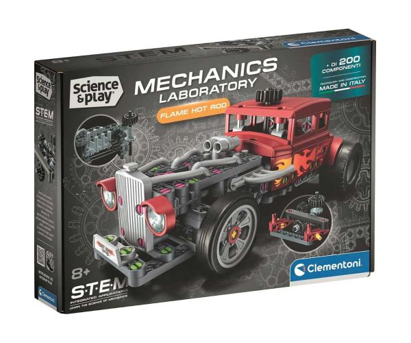 Science & Play: Vrući Hot Rod auto set za igru - Clementoni