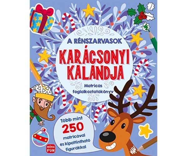 Móra: Božićna avantura sobova - Knjiga s naljepnicama
