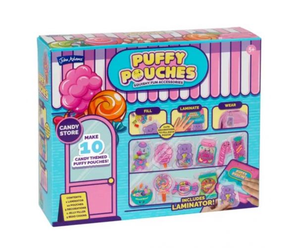 Puffy Pouches: Pufi charm dizajn set - slatkiši