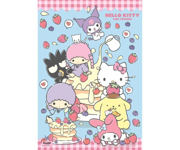 Hello Kitty i prijatelji Slatke poslastice 1000 komadni puzzle – Clementoni