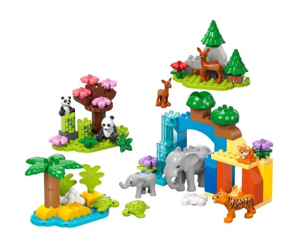 LEGO® DUPLO®: 3 u 1 obitelji životinja u divljini (10446)