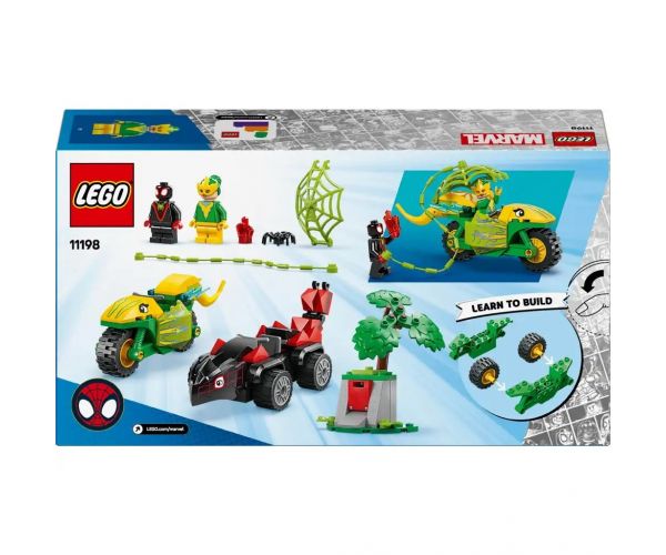 LEGO® Marvel: Spin i Electro - Potjera u dinosaura vozilu (11198)