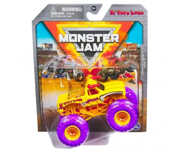 Monster Jam: El Toro Loco monster truck autić – 1/64 – Spin Master