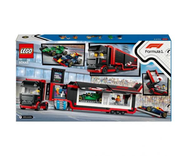 LEGO® City: F1® kamion s RB20 i AMR24 F1® automobilima (60445)