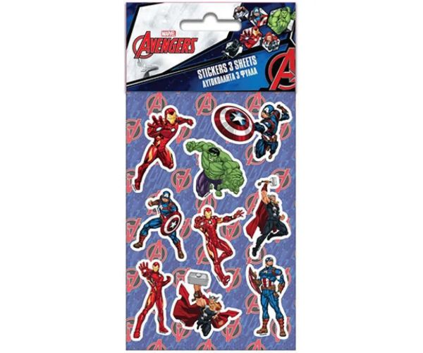 Marvel Osvetnici set naljepnica 8x12cm 5 listova