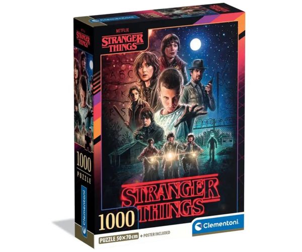 Stranger Things 1. sezona 1000 komada puzzle s posterom - Clementoni