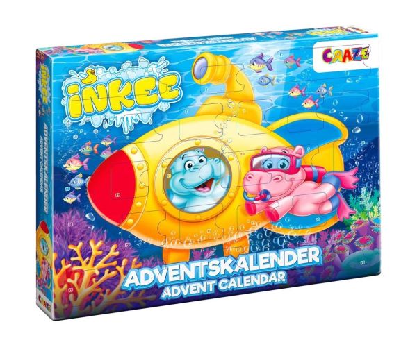 Craze Inkee: Adventski kalendar s igračkama za kupanje
