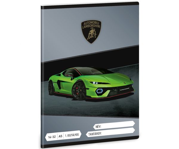 Ars Una: Lamborghini Temerario A/5 sveska s linijama za 1. razred 14-32