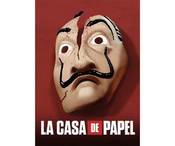 Velika pljačka novca: Dali maska ​​500 kom puzzle - Clementoni
