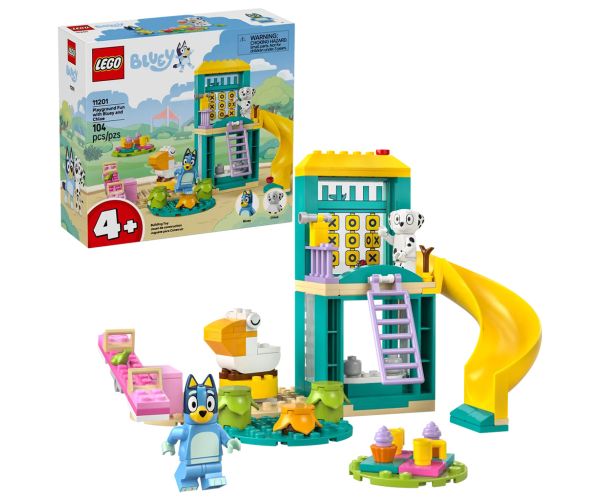LEGO® Bluey™ i Chloéine vesele pustolovine na igralištu (11201)