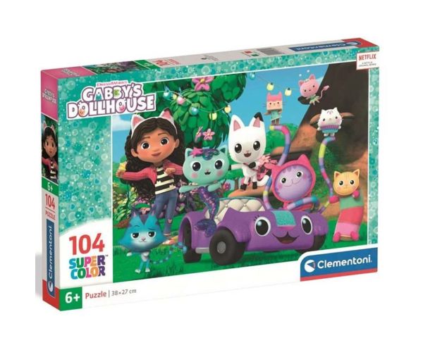 Gabi kućica za lutke 104 komada supercolor puzzle - Clementoni