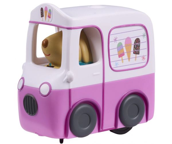 Whizz-Around Peppa praščić sladoledni auto s labradorom