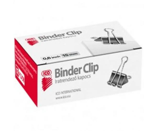 ICO: Binder spajalice 15mm - 12kom