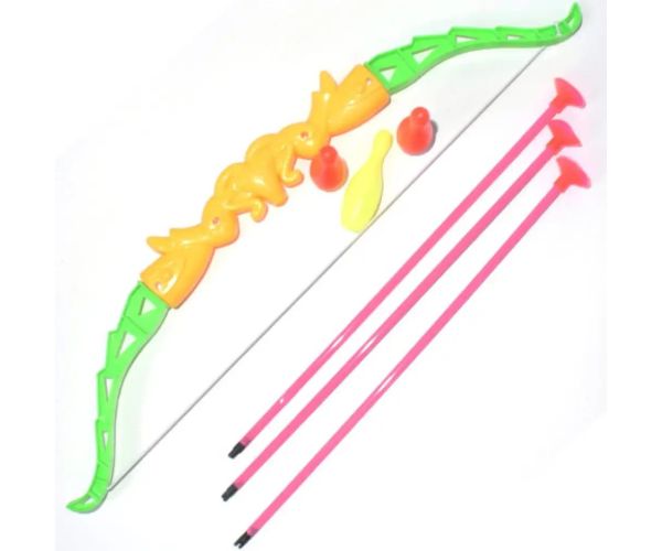 Set lukova s ​​vakuumskim strijelama i figurama za kuglanje 46 cm