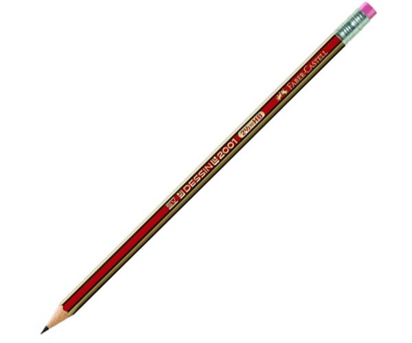 Faber-Castell: Dessin 2001 grafitna olovka s gumicom HB 1 komad