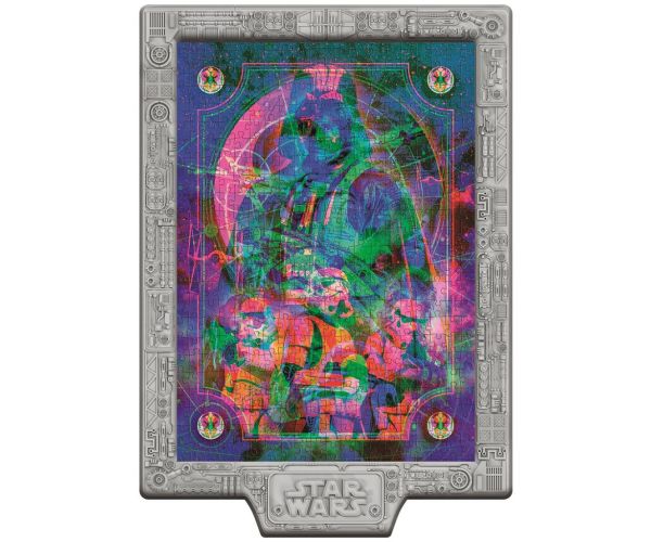 Ratovi zvijezda Metamorfozni Klasična trilogija 520 komada puzzle s okvirom i RGB LED osvjetljenjem – Clementoni