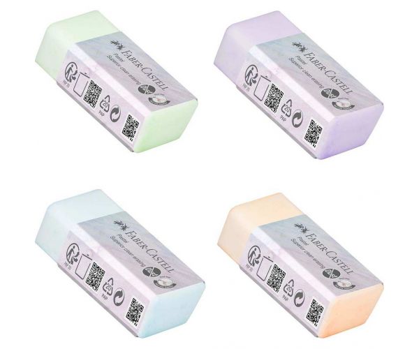 Faber-Castell: Gumica bez strugotine u pastelnim bojama 1kom